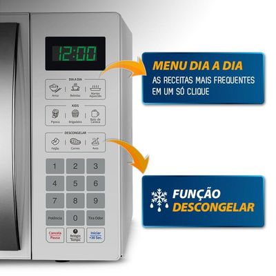 Micro-ondas 34l Mondial Mo-02-34-w 220v/60hz . 220