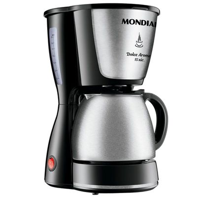 Cafeteira Elétrica Mondial Dolce Arome C-34ji-15x Cafeteira-220v-preto/inox 220