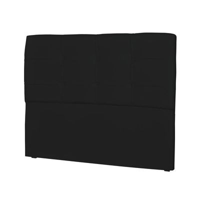 Cabeceira Casal 140Cm London Corino Preto - Js Móveis