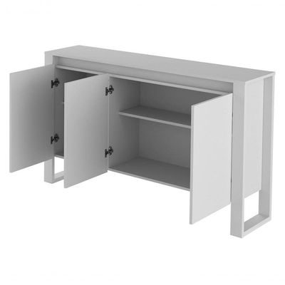 Conjunto Escritorio 02 Peças Cj23 Branco Tecno Mobili Branco