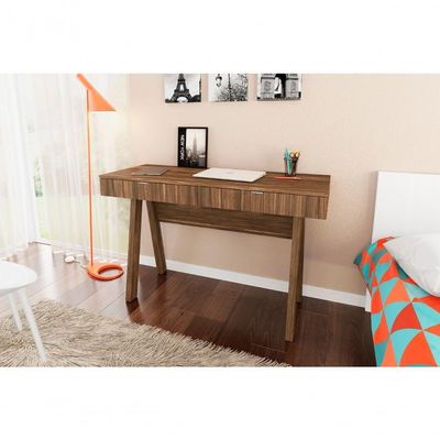 Mesa Para Computador / Escritorio Me4128 Nogal Nogal