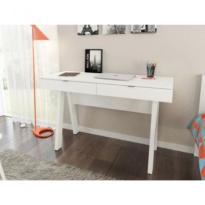 Mesa Para Computador / Escritorio Me4128 Branco Branco