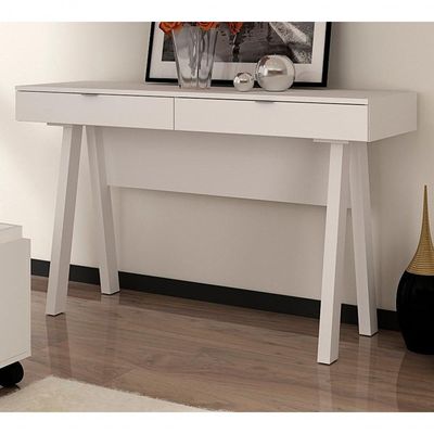 Mesa Para Computador / Escritorio Me4128 Branco Branco