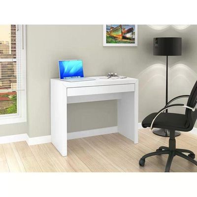 Escrivaninha 01 Gaveta Me4107 Branco Tecno Mobili Branco