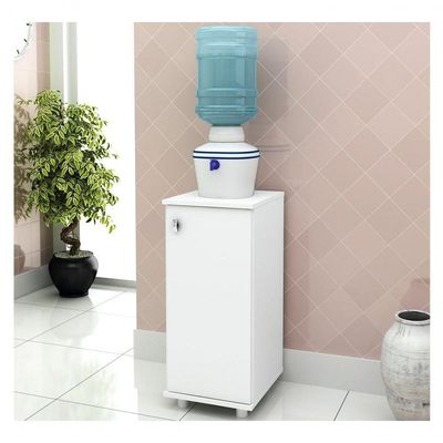 Balcão Para Bebedouro 01 Porta Bl3306 Branco Branco