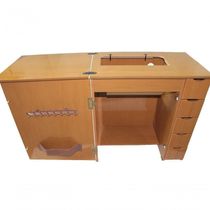 Gabinete Luxo 5 Gavetas P/maquina De Costura Doméstica Cedro