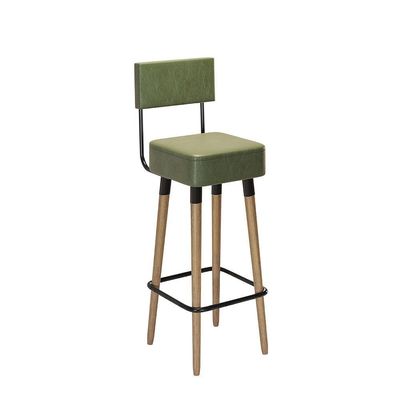 Conjunto 3 Banquetas Barcelona Tecido Sintético Verde