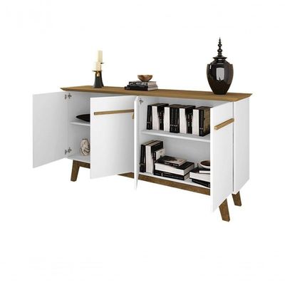 Aparador Buffet Opala Cinamomo/branco