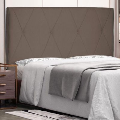 Cabeceira Estofada Box Casal Queen Size 160cm Caramelo