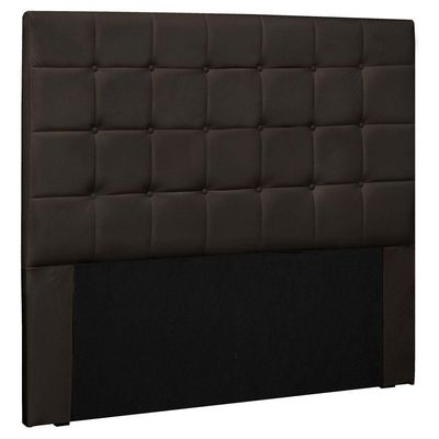 Cabeceira Estofada Cama Box Casal 140cm Corano Marrom