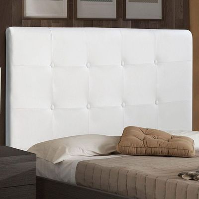 Cabeceira Cama Box Casal Queen Luna 160cm Corano Branco