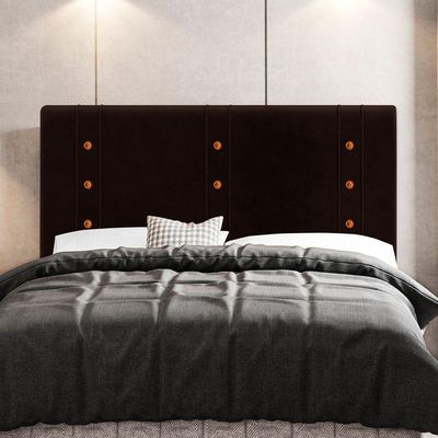 Cabeceira Cama Box Casal Queen Size Roma 160cm Marrom