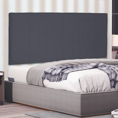 Cabeceira Painel Estofada Box Casal Ravenna 140cm Cinza
