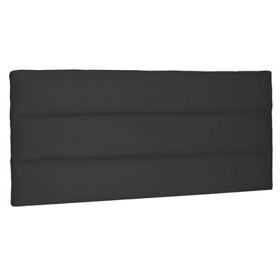 Cabeceira Painel Estofada Box Casal Queen 160cm Suede Preto