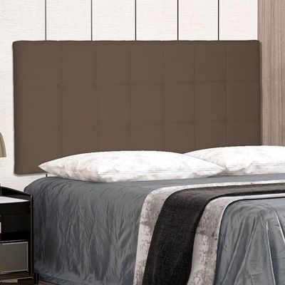 Cabeceira Painel Estofada Box Casal Queen 160cm Caramelo