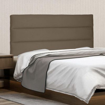Cabeceira Painel Estofada Box Casal Queen 160cm Caramelo