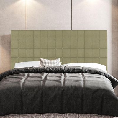 Cabeceira Cama Box Casal King Size 195Cm Sintético Bege