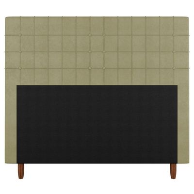 Cabeceira Cama Box Casal King Size 195Cm Sintético Bege