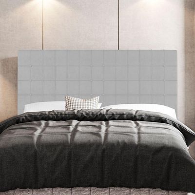 Cabeceira Cama Box Casal King Size 195Cm Sintético Branco