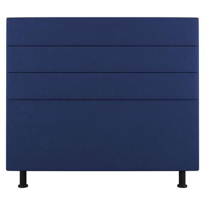 Cabeceira Solteiro Malik 90cm Suede Azul