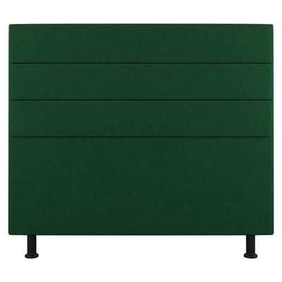 Cabeceira Casal Malik 140cm Suede Verde