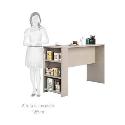 Bancada Mesa Gourmet Para Cozinha 150cm X 97cm Connect