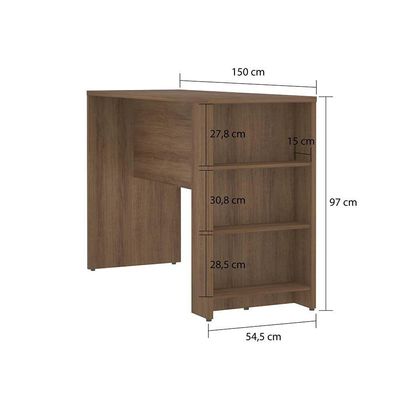 Bancada Mesa Gourmet Para Cozinha 150cm X 97cm Suprema