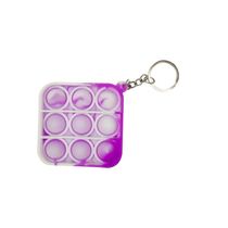 Chaveiro Pop It Anti Estresse Quadrado Relaxamento Ansiedade