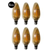 Lampadas De Led Kit 6 Multi Filamento Bivolt 30W Iluminação