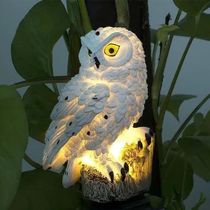 Coruja Luminaria Solar Jardim Quintal Casa Decoraçao Enfeite