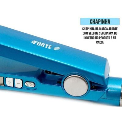Prancha Chapinha Profissional Titânio Nº75 Bivolt