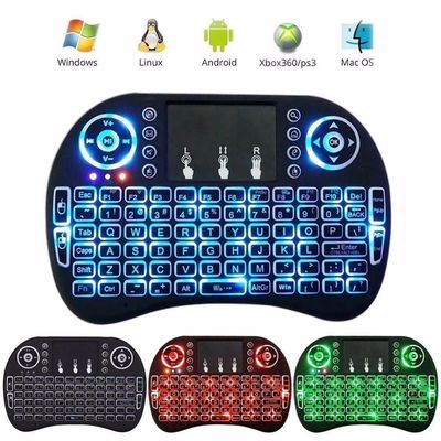 Mini Teclado Wireless Bluetooth Touchpad Sem Fio Iluminado