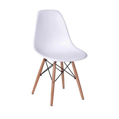 Conjunto Mesa Redonda Freijó 120cm + 4 Cadeiras Branca