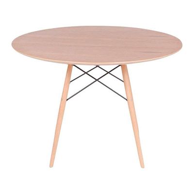 Conjunto Mesa Redonda Freijó 120cm + 4 Cadeiras Branca