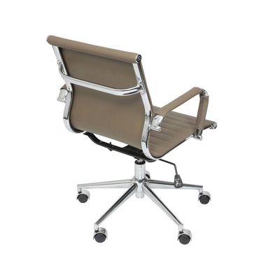 Cadeira De Escritorio Eames Esteirinha Baixa - Pu Fendi