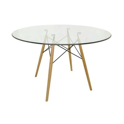 Conjunto Mesa Eames 90cm + 4 Cadeiras Preta