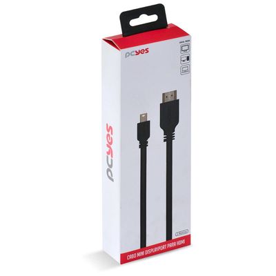 Cabo Mini Displayport Macho para HDMI 2.0 Macho 2 Metros - PMDPH-2
