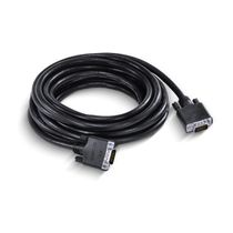 Cabo de Vídeo VGA 15 Pinos Macho para VGA 15 Pinos Macho 28AWG Puro Cobre 5 Metros - PVM15-5