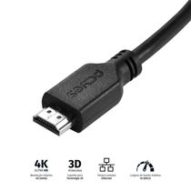 Cabo HDMI 2.0 4K 28AWG Puro Cobre 50 CM - PHM20-05