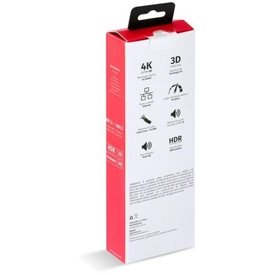 Cabo HDMI 2.0 4K 28AWG Puro Cobre 50 CM - PHM20-05