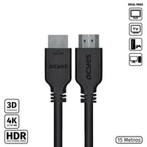 Cabo HDMI 2.0 4K 30AWG Puro Cobre 15 Metros - PHM20-15