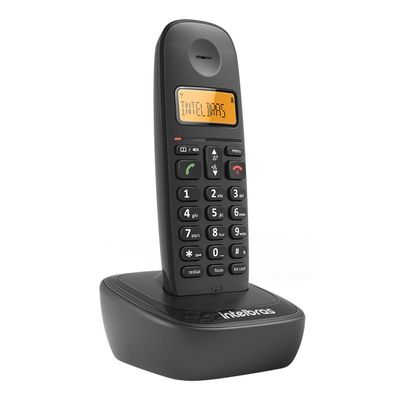 Telefone sem Fio Intelbras TS-2513 ID Preto 4122513