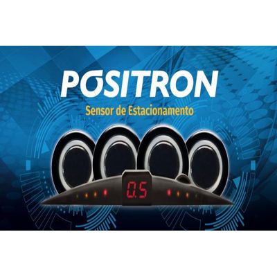 Sensor de Estacionamento Positron 4 Sensores PS220 Preto