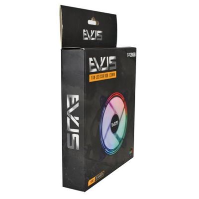Cooler Gamer EVUS F-12RGB FAN 12CM com LED RGB