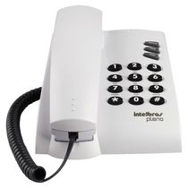 Telefone com Fio Intelbras Pleno com Chave Cinza Artico