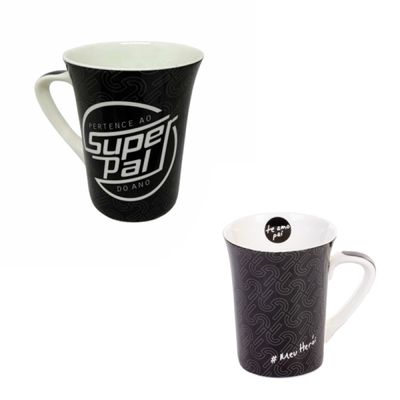 Caneca de Cerâmica Muddy Super Pai 320ml - Wellmix
