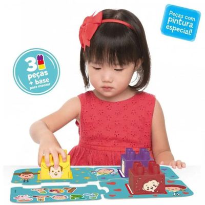 Blocos Montar Tand Kids Disney Aprendendo Cores - Toyster