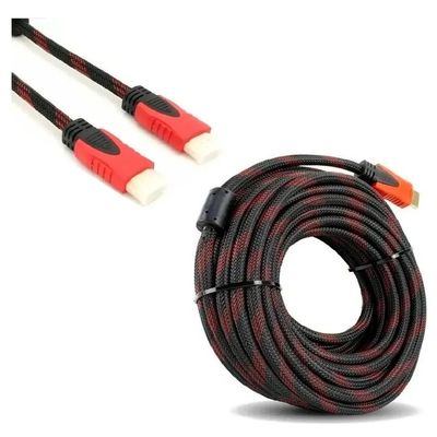 Cabo Hdmi 10m Metros Blindado 3d Full Hd Para Tv Game Pc Notebok