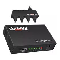 Distribuidor Hdmi Splitter 1x4 Divisor 4 Portas Para TV Ps3 Xbox Sky Net