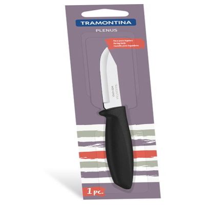 Faca Legumes e Frutas Inox 3 Plenus Preto Tramontina